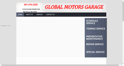 Desktop Screenshot of globalmotorsgarage.com